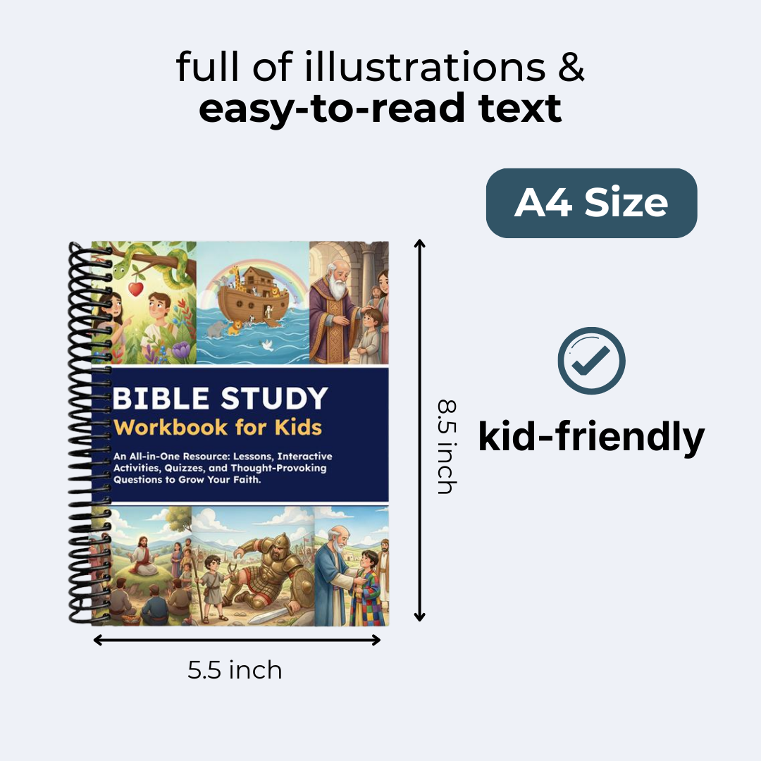Bible Study: 52 Week Workbook for Kids