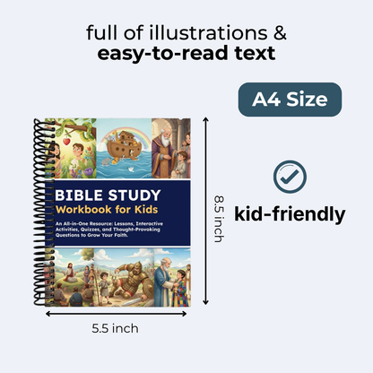 Bible Study: 52 Week Workbook for Kids